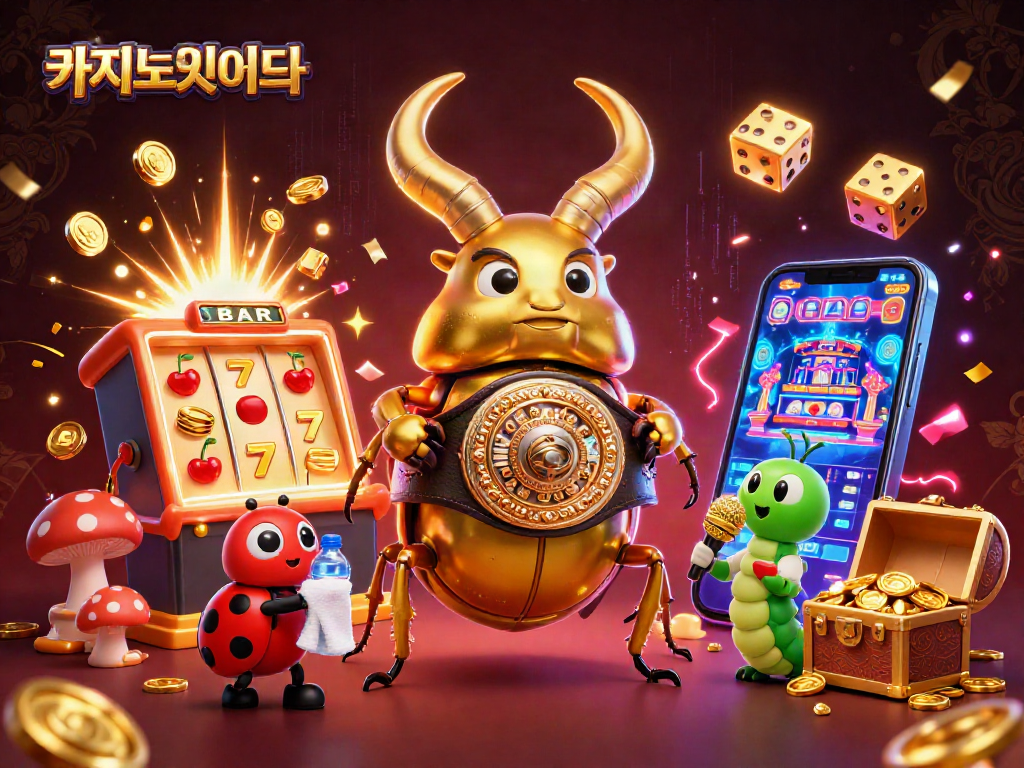 카지노사이트에서 슬롯 머신과 함께하는 흥미진진한 카지노 게임 장면을 펼칩니다.